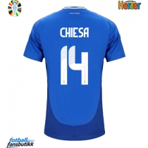 Italia Federico Chiesa #14 Hjemmedrakt EM 2024 Kortermet